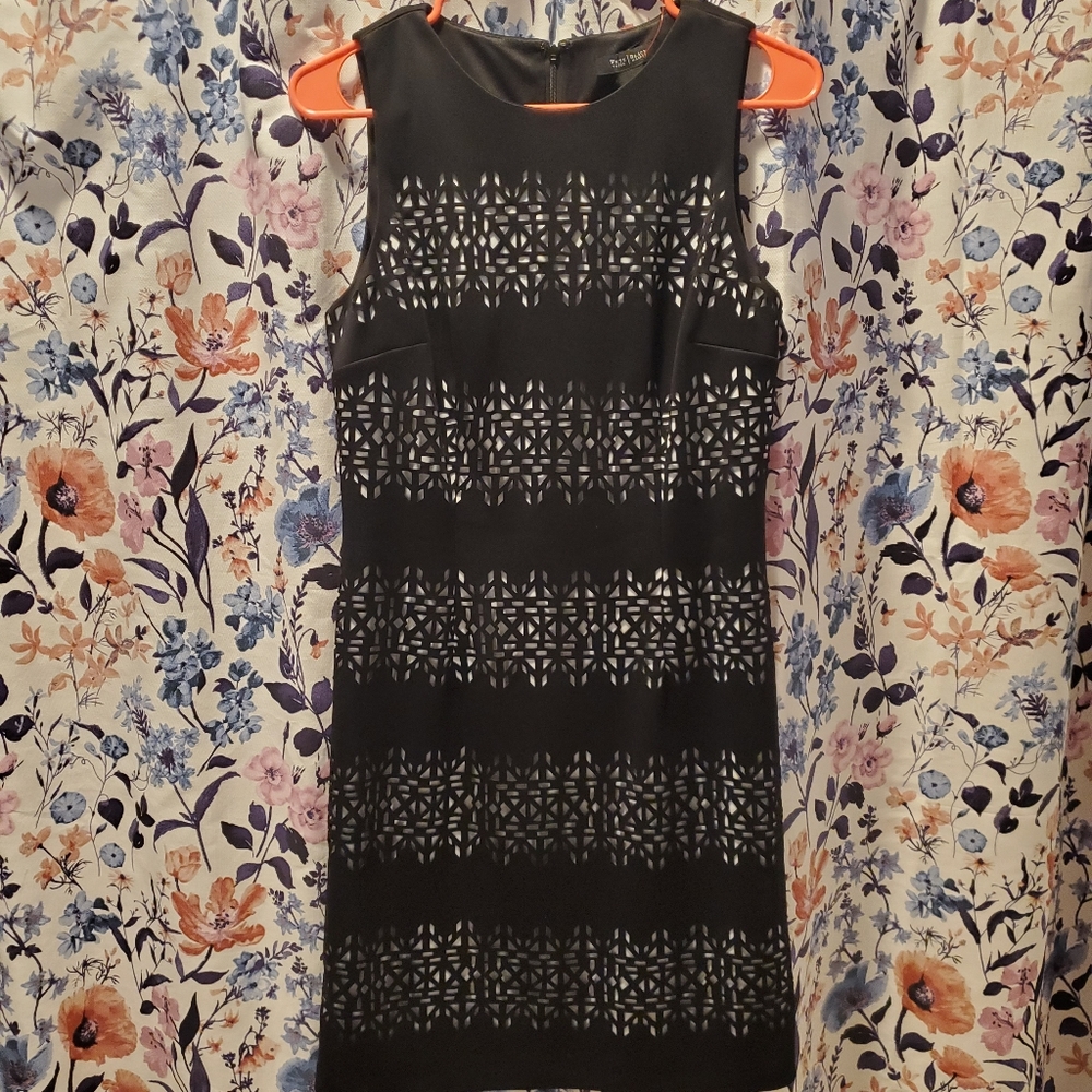 WHBM black shift dress